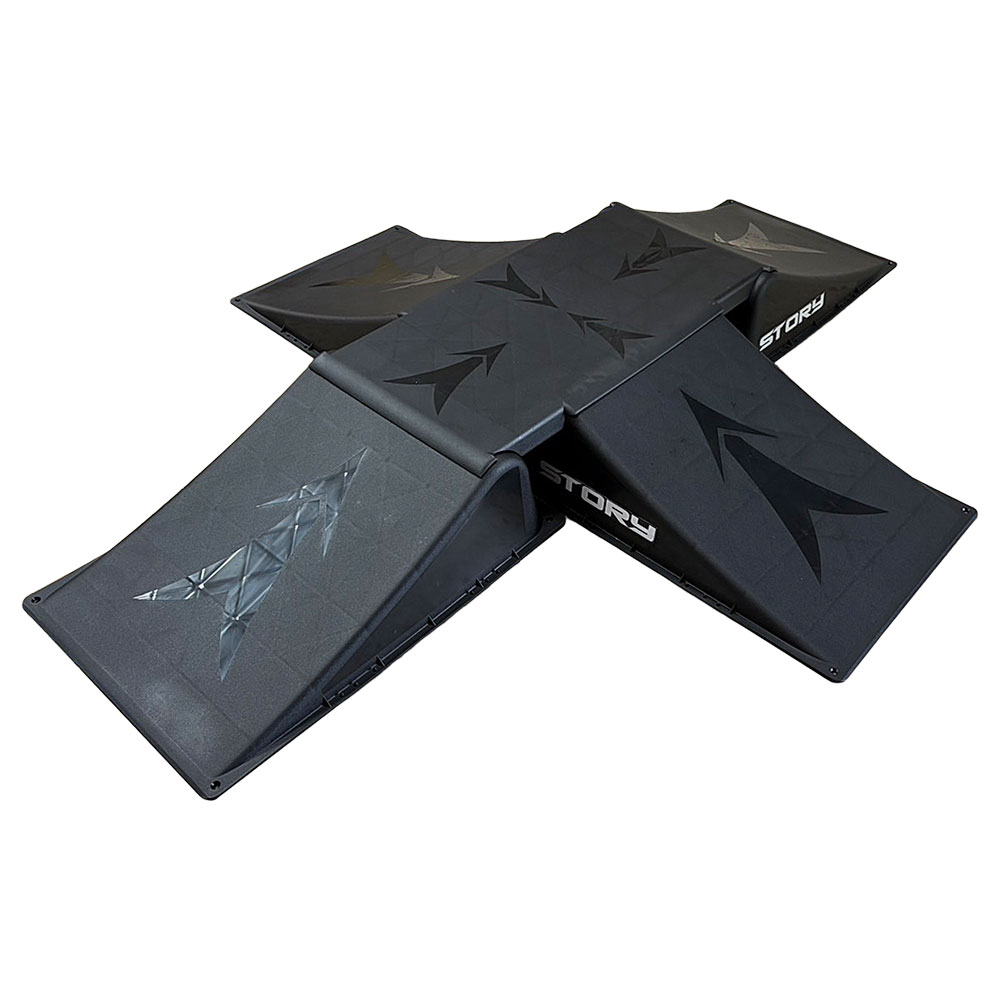 Story 4-Way Skate Rampe