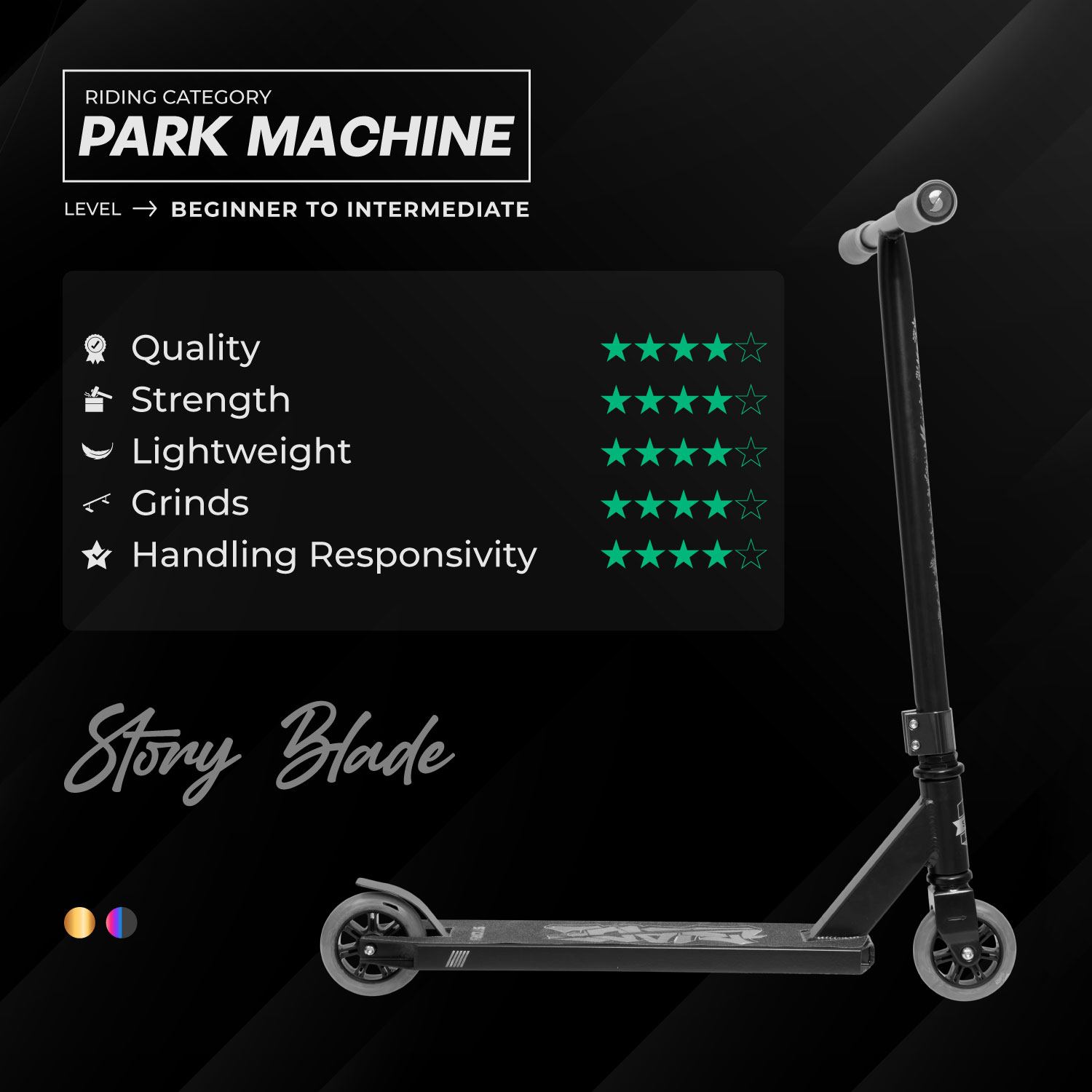 Story Blade Trik Sparkesykkel