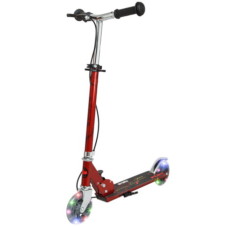 Story Play Barnescooter med håndbrems og LED-hjul