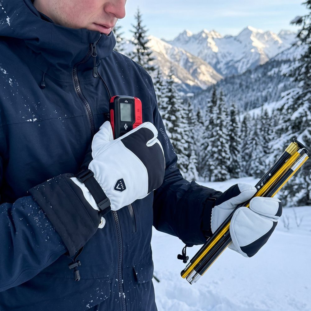 Annox Alpine Skihansker i skinn