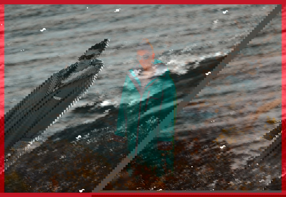 Skiftedrakt og surfebrett